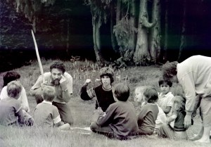 Fazal, 80s with children at Four Winds