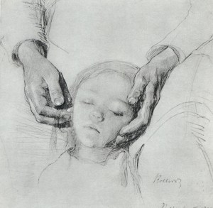 Käthe Kollwitz,  'Zertretene' 1900 
