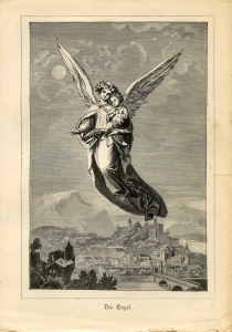 Angel - Der Engel - Woodcut for H C Andersen 1888 - smaller